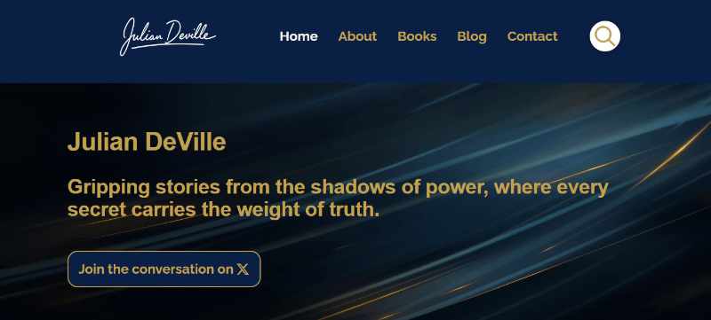Featured image for “Launch of my Website juliandeville.com”