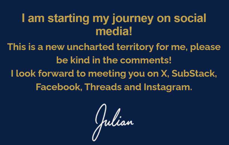 Featured image for “Starting my journey on Social Media as Julian DeVille”